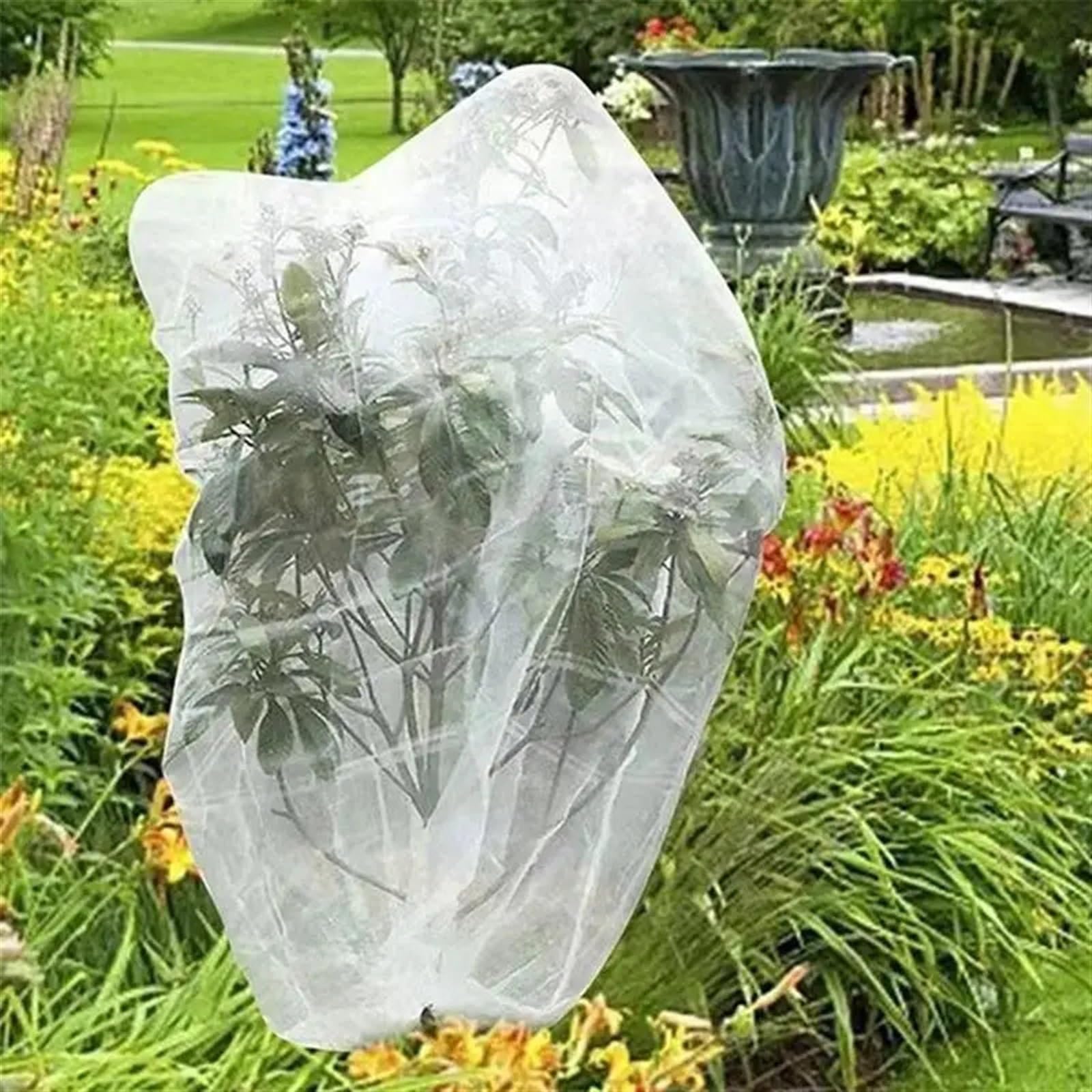 Gartennetz for Pflanzennetz Pflanzennetzbeutel Erdbeernetz for lang anhaltenden Schutz Reißverschluss Baum Netz FüR Baum(2XL)