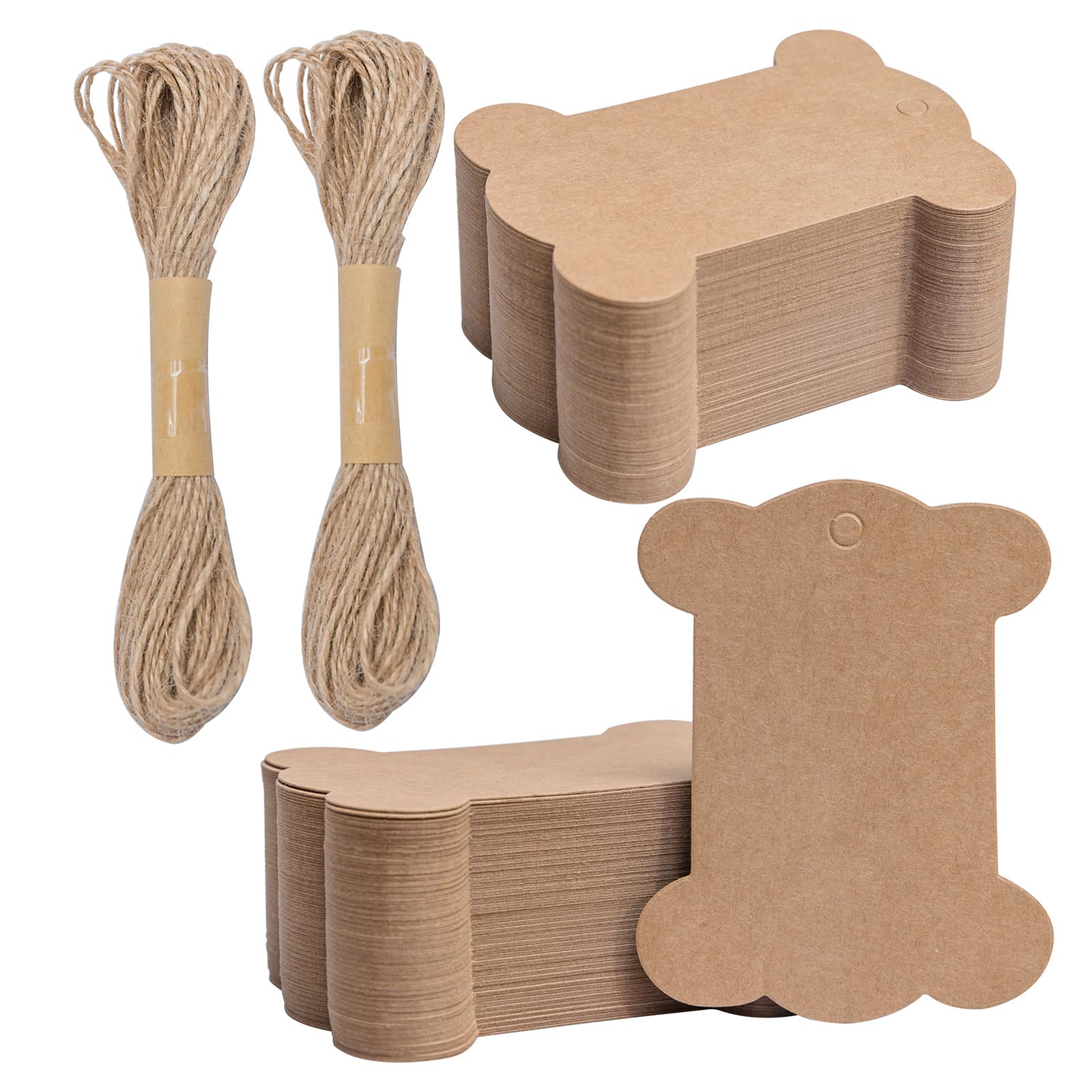 Etiqueta De Papel Kraft En Blanco Con Cadena Para Etiquetado Y, image size:1600x1600