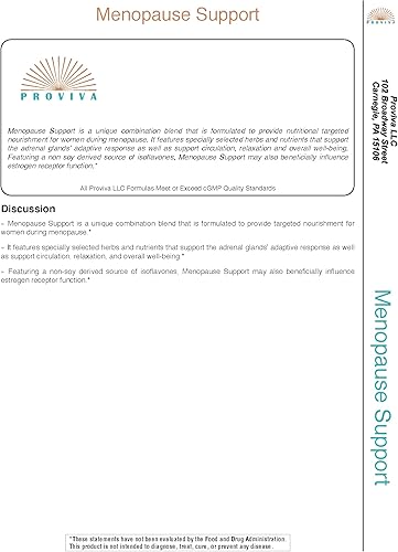 Miniatura 2 de Apoyo para la menopausia - Soporte femenino sin soja más apoyo suprarrenal y estrés - 60 porciones
