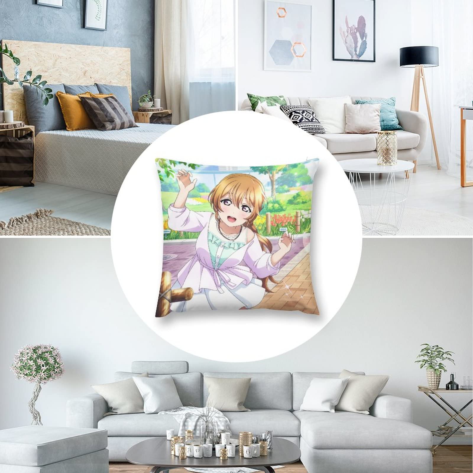 Amazon.co.jp: ラブライブ 虹ヶ咲 近江彼方 枕カバー 7サイズ 枕