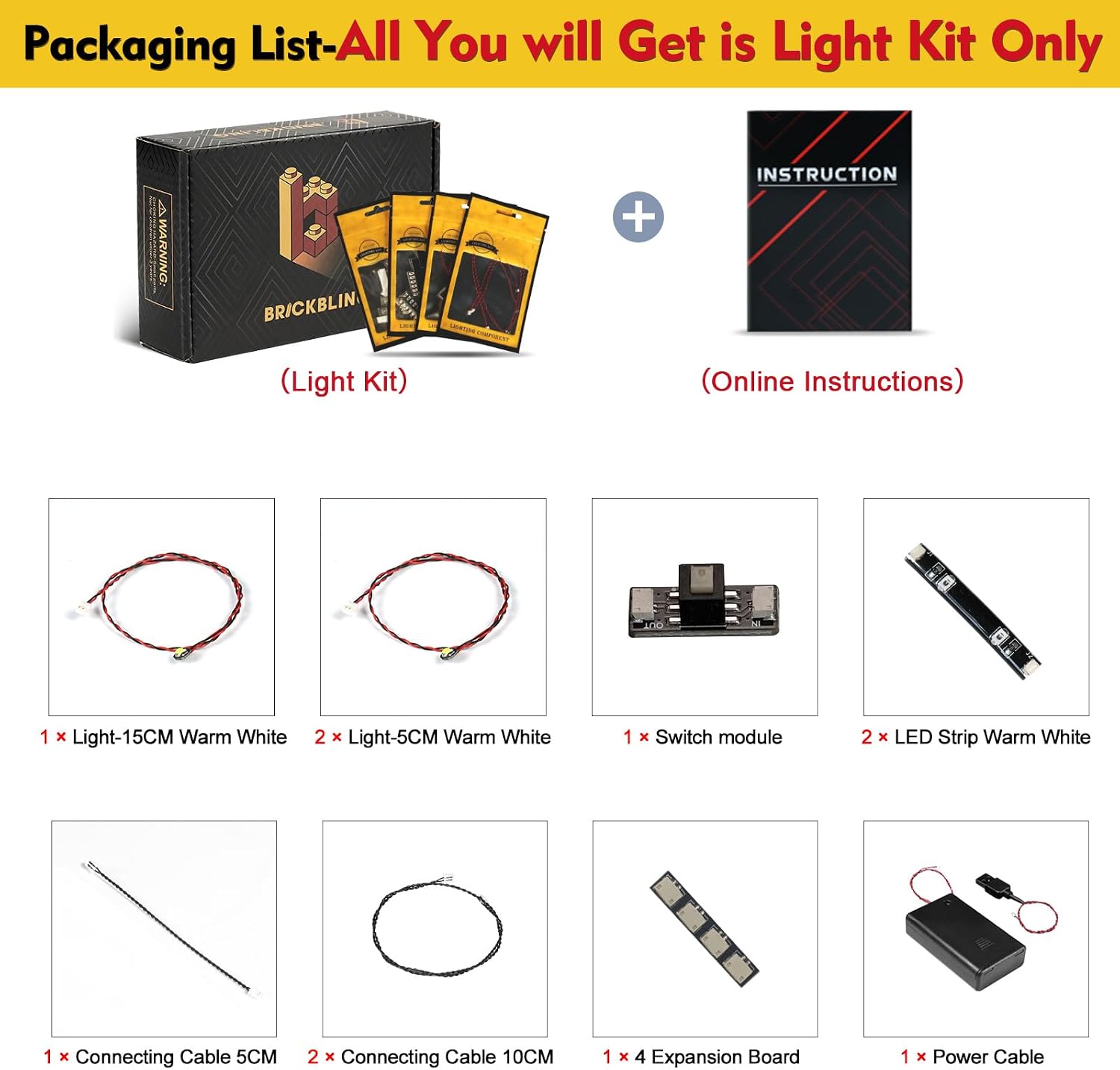 BrickBling LED Light Compatible with Lego Herbology Class, Creative Lighting Kit Compatible with Lego 76445 - Not Come with Model image 3