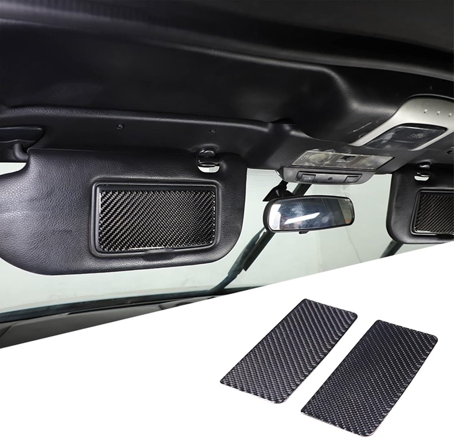 HAPPYHORSE Car Inner Carbon Fiber for Ni-ssan 350Z 2003-2006 Car Interior Carbon Fiber Decoration Sticker Accessories (LKLW-ASCF-2211)