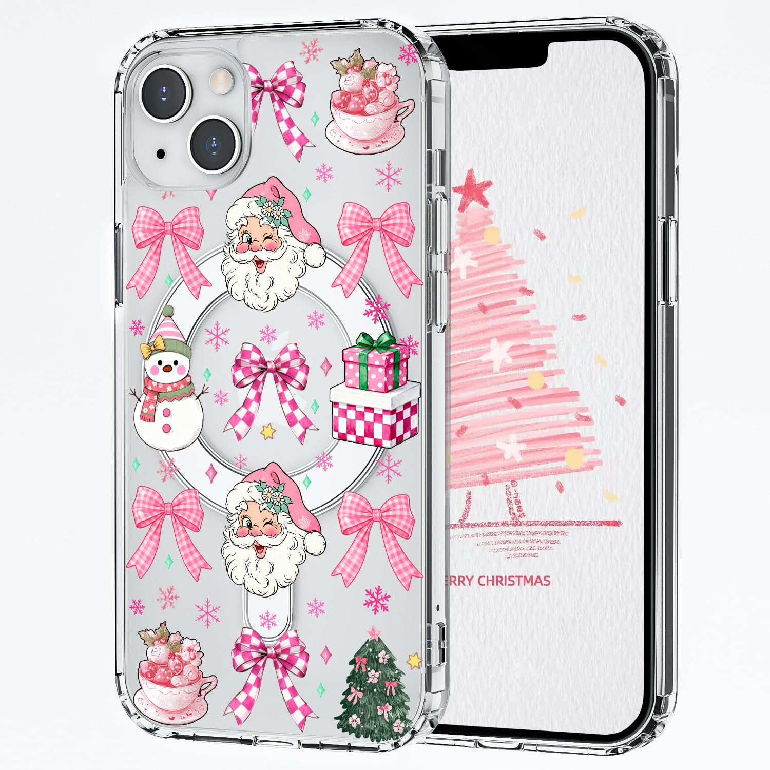 Coque iPhone 15 Plus compatible Mag Safe transparente et anti-dérapante - 8