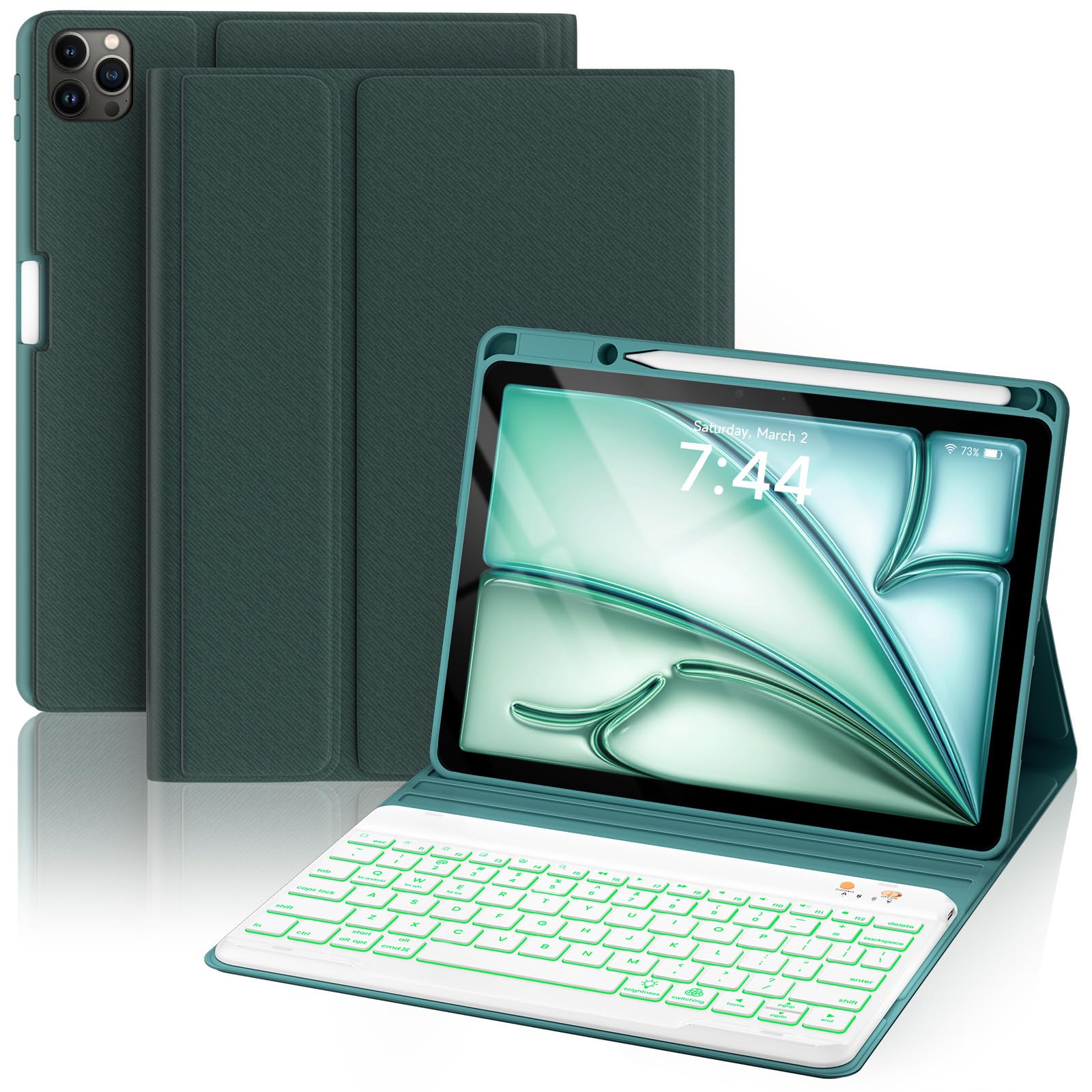 Amazon.com: OYEEICE Keyboard Case for iPad Air 5th/4th Pro 11 inch