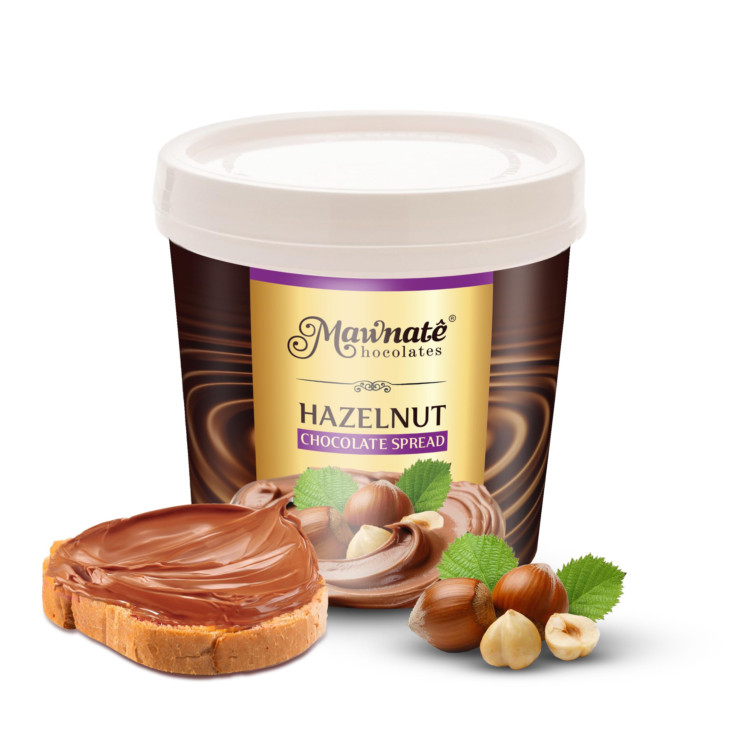MAWNATE CHOCOLATES Real Hazelnut Spread with Cocoa No Artificial Flavour | (1 Kg) | Perfect for Toast, Pancakes, and More! | Gourmet Chocolate Hazelnut Spread (B0BWYQ4QMX) Amazon Price History, Amazon Price Tracker