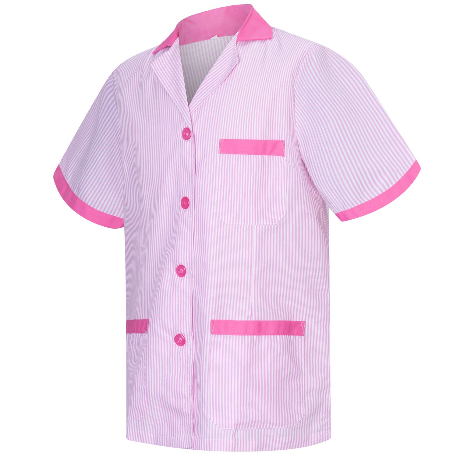 MISEMIYA Casaca Sanitarios Mujer Raya Uniforme ESTÉTICA Médico Enfermera Dentista Limpieza Veterinaria SANIDAD HOSTERERÍA Ref:T820