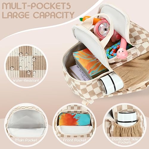 Miniatura 4 de Bluboon Mochila infantil para niñas y niños de 2 a 4 años, lindas mochilas de 12 pulgadas para preescolar, mochilas para guardería, escuela, viajes