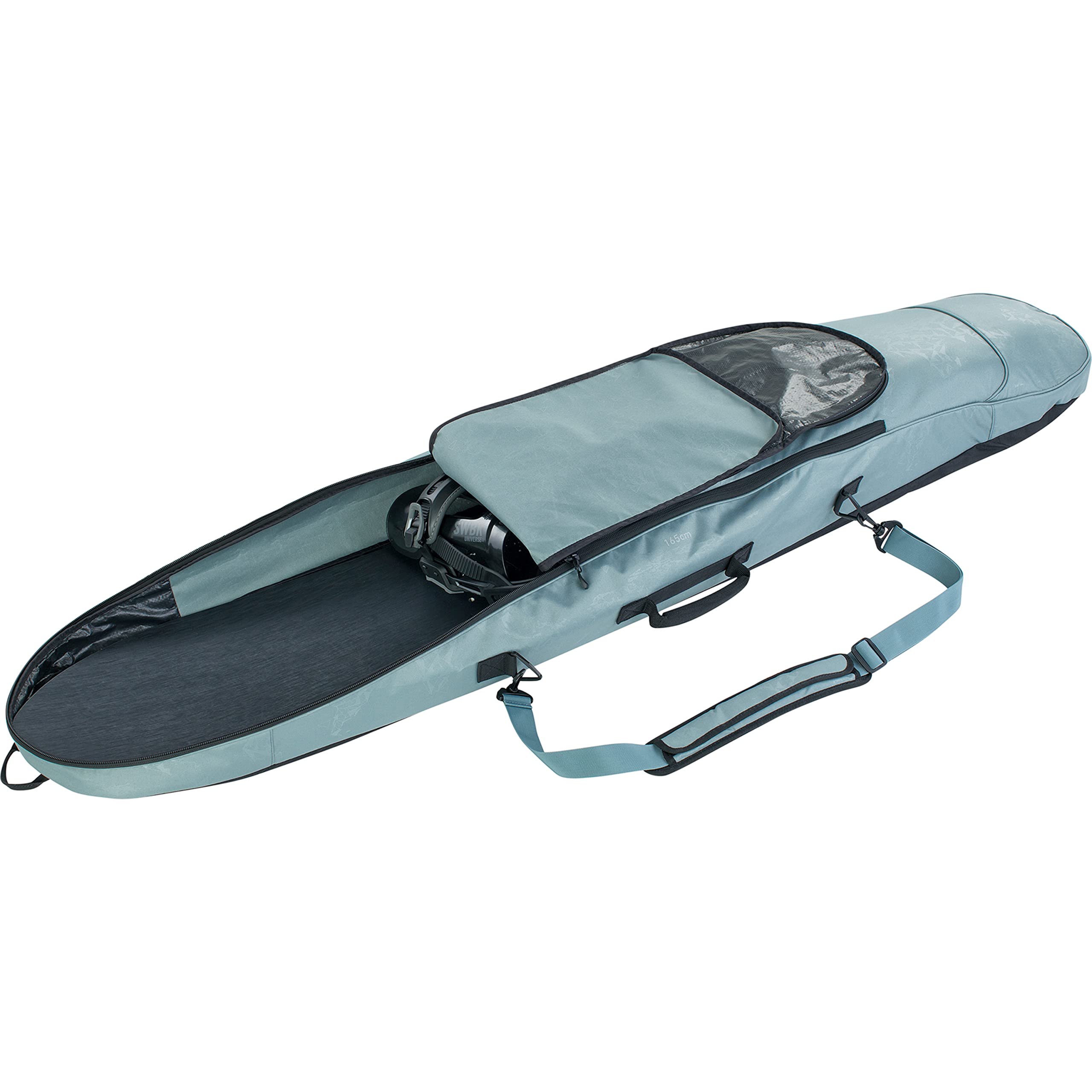 EVOC Board Bag Transporttasche für Snowboards, Snowboard Tasche (Polsterung an den Enden der Tasche, Abnehmbarer Schultergurt, Tasche zum Tragen, für Boards bis 165cm)
