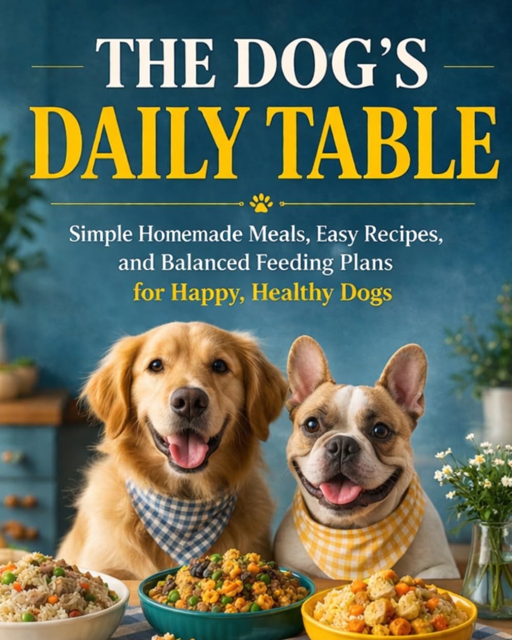 The Dog’s Daily Table: Simple Homemade Meals, Easy Recipes, and Balanced Feeding Plans for Happy, Healthy Dogs