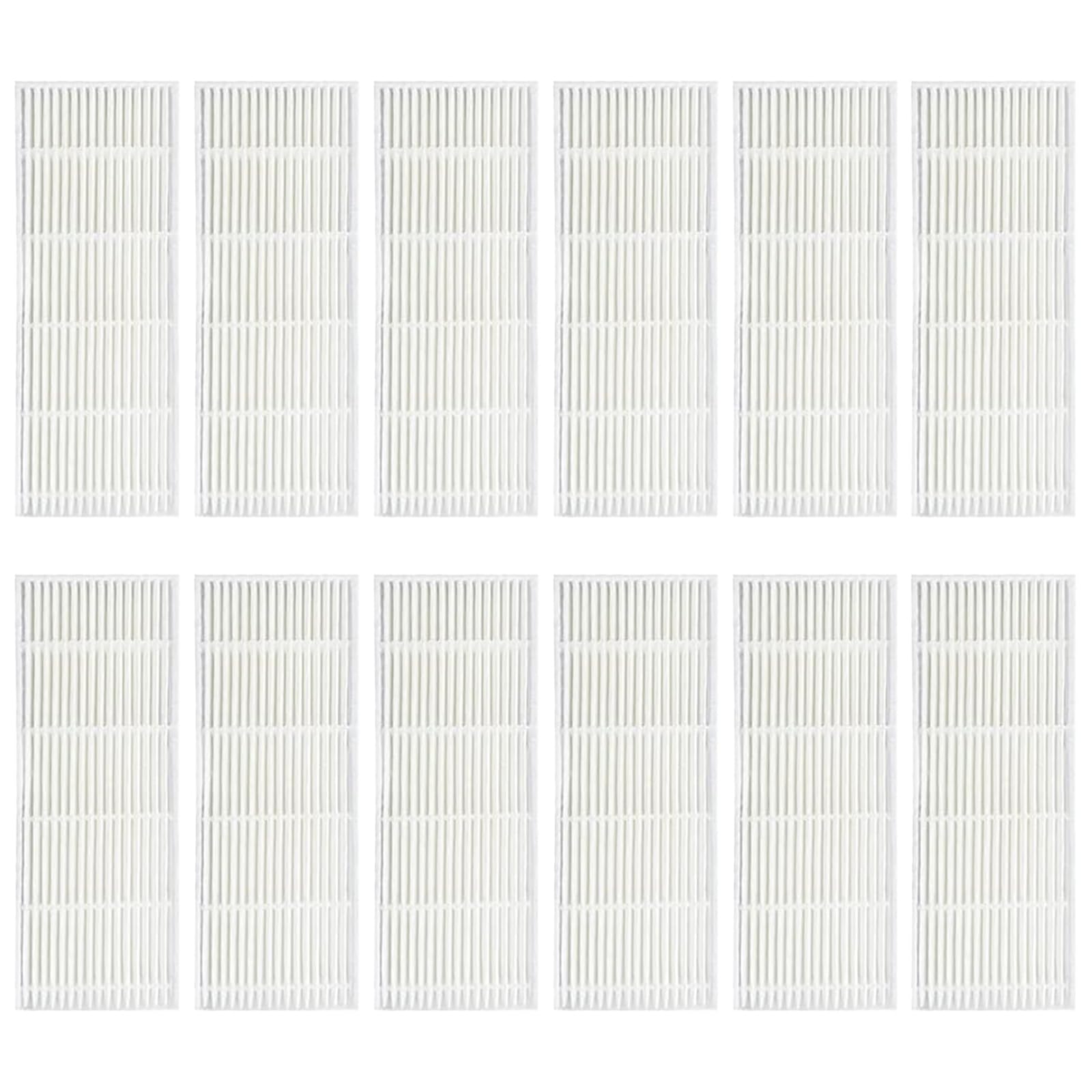 Chuancheng 12Pcs Replacement Filter for Lefant M2 M210 M210B M210S M213 M213S for OKP Life K2 K3 K3A K4 K5 Robotic Vacuum Cleaner