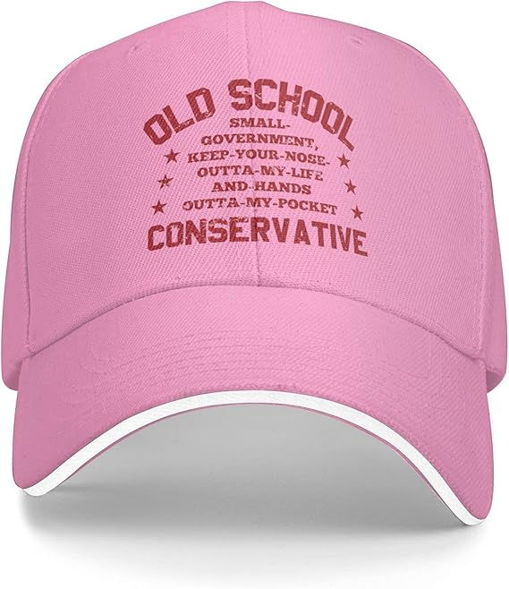 Old School Conservative Top Level Baseball Cap Men Women