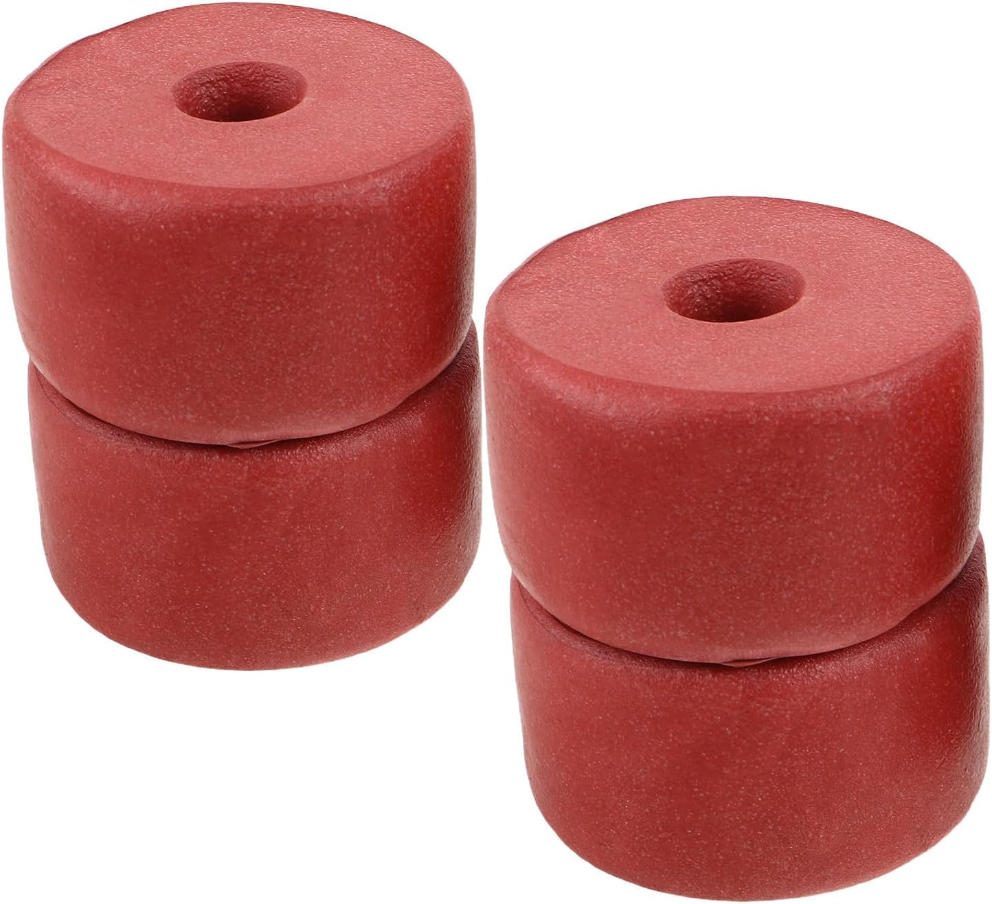 4pcs PVC Foam Fishing Float Cylinder Marker Buoy 90x50mm for Nets | Red Color, High Buoyancy Design, Seamless Construction, Easy Installation, Suitable for Recreational and Professional Use