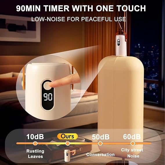 Mini Portable Foldable Clothes Dryer, Small Portable Clothes Dryer for Travel, Hanging Clothes Dryeies, Quiet Fast-Drying Machine with Adjustable Timer & Hassle-Free Setup (1Pcs)