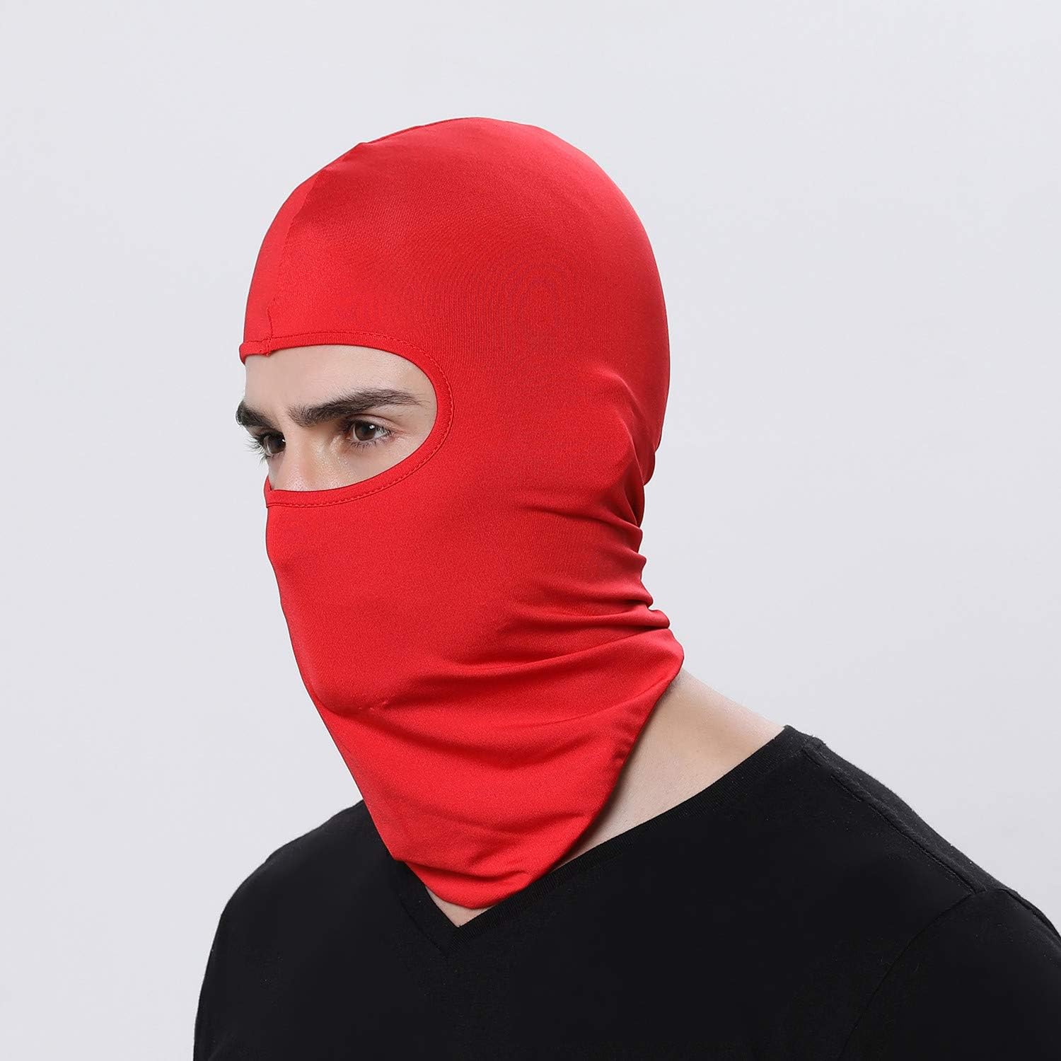 2 Pieces Thin Balaclava Ski Mask Head Mask Full Face Mask Windproof Sun UV Protection Hood for Women Men - Image 7