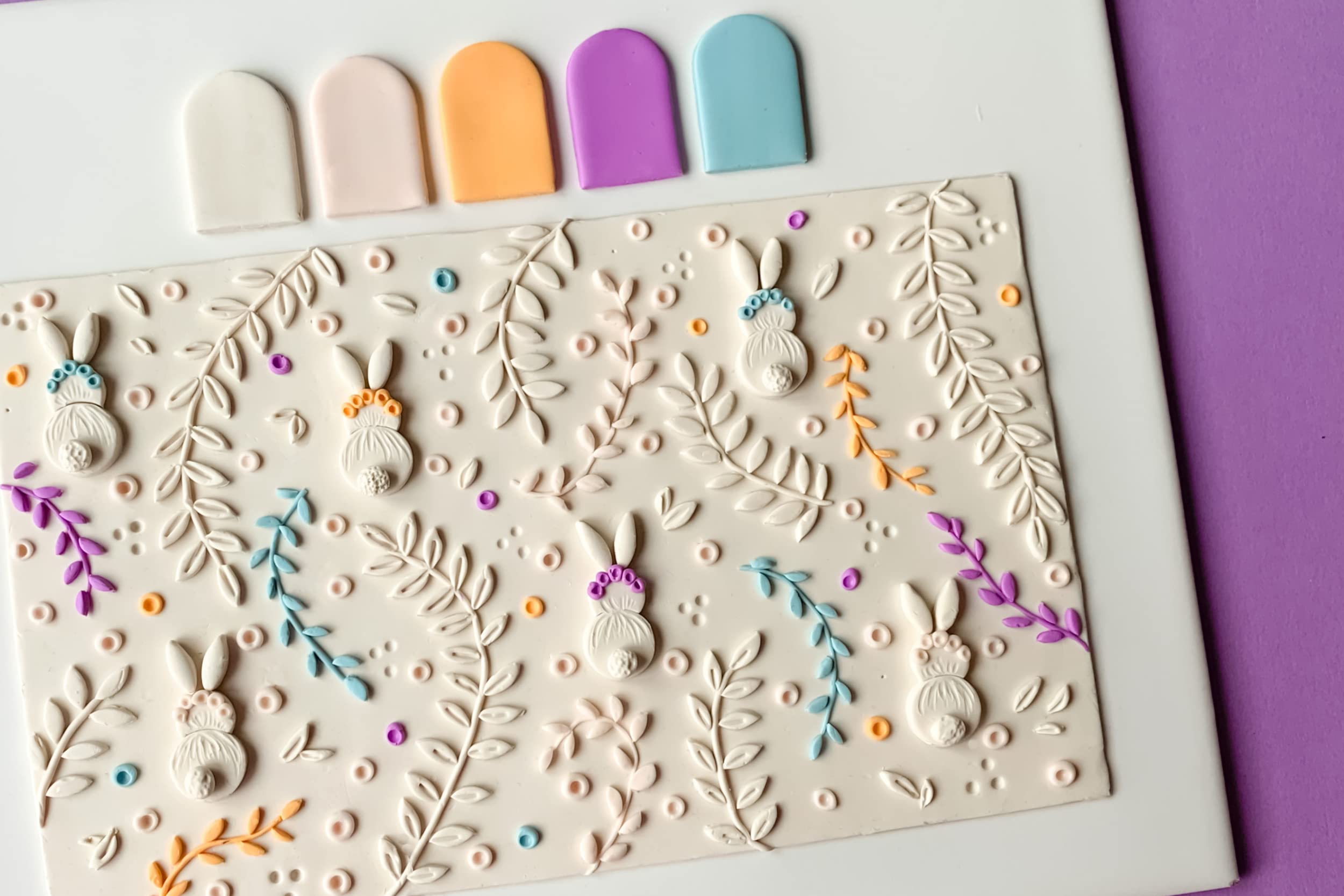 FIMO Soft & Effect Modelliermasse aus Polymerofen – 57 g – Set mit 8 Stück – The Easter Bunny Collection