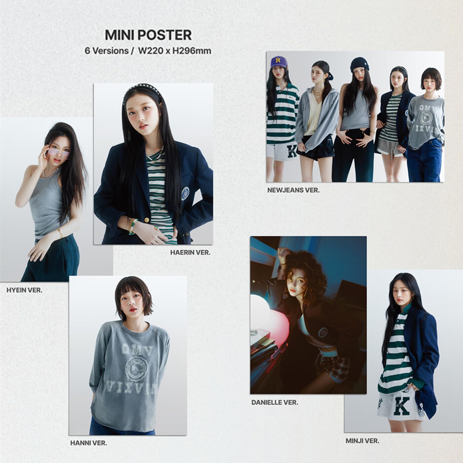 NewJeans - Double Single Album [How Sweet] (Standard Ver - RANDOM Ver) Outbox + Interview Photobook + Mini Poster Sicker Pack + Photocards + Postcard mark + 3 Extra Photocards