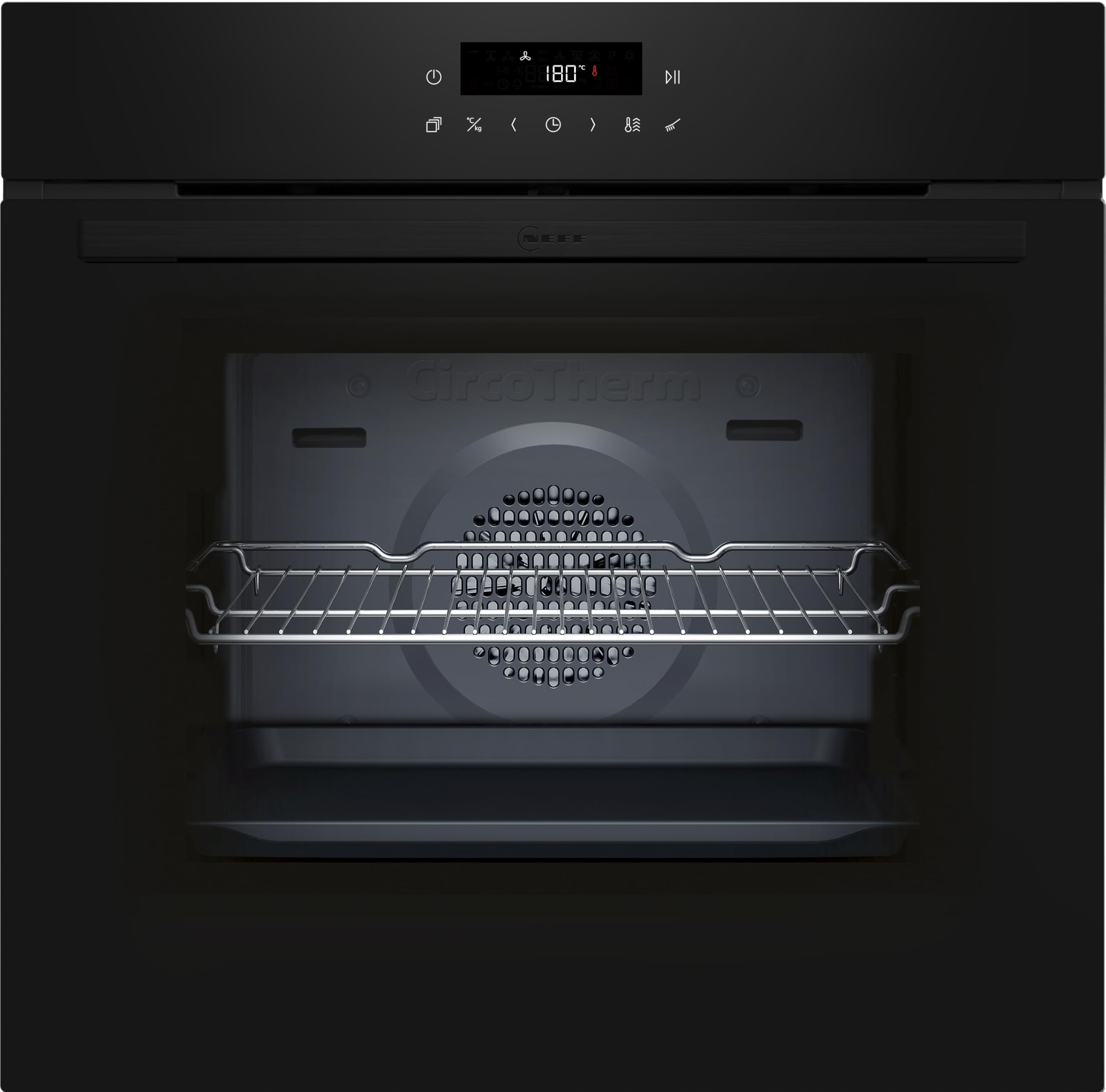 Included accessories: combo grate, universal pan, and air fry & grill plate
