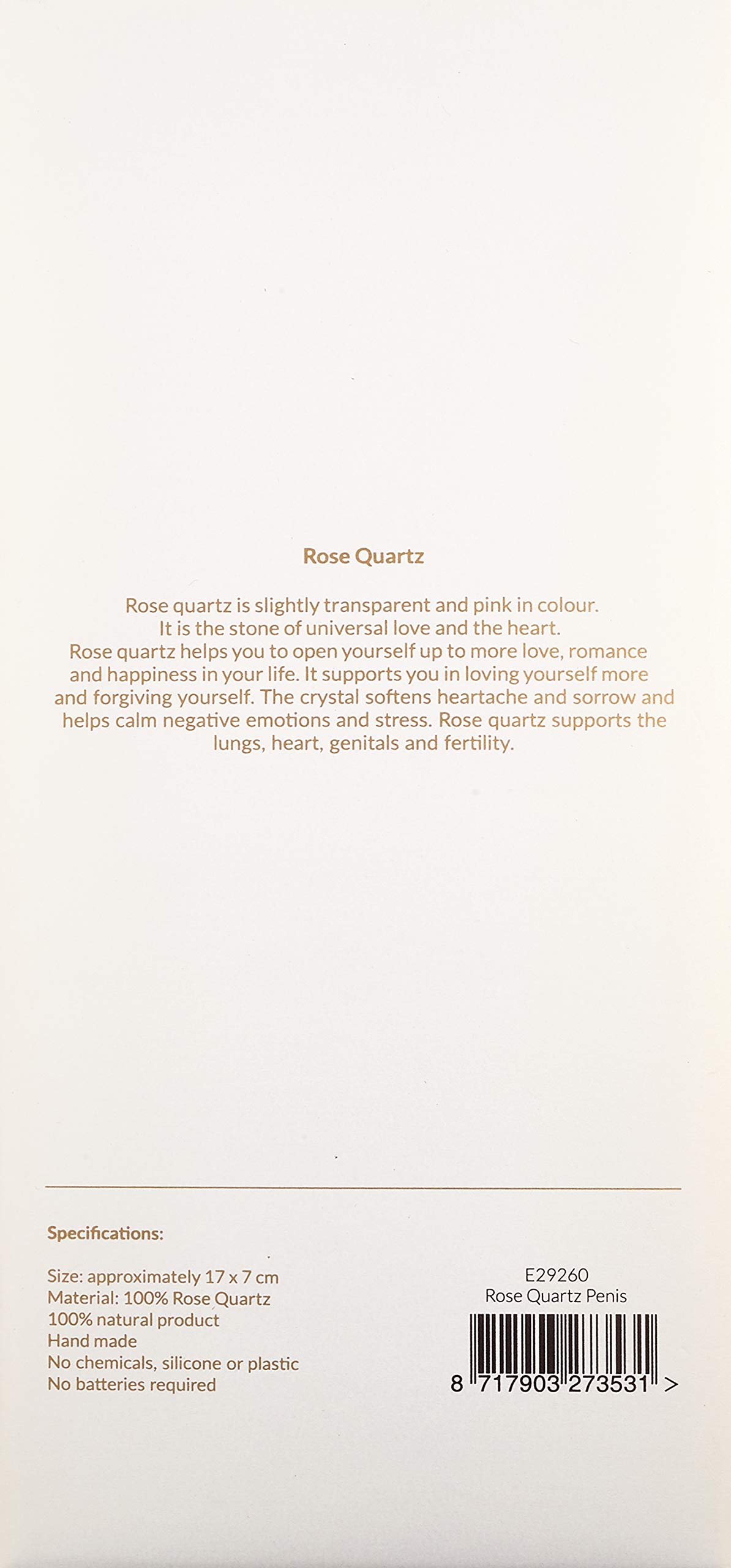 La Gemmes - Penis Rose Quartz