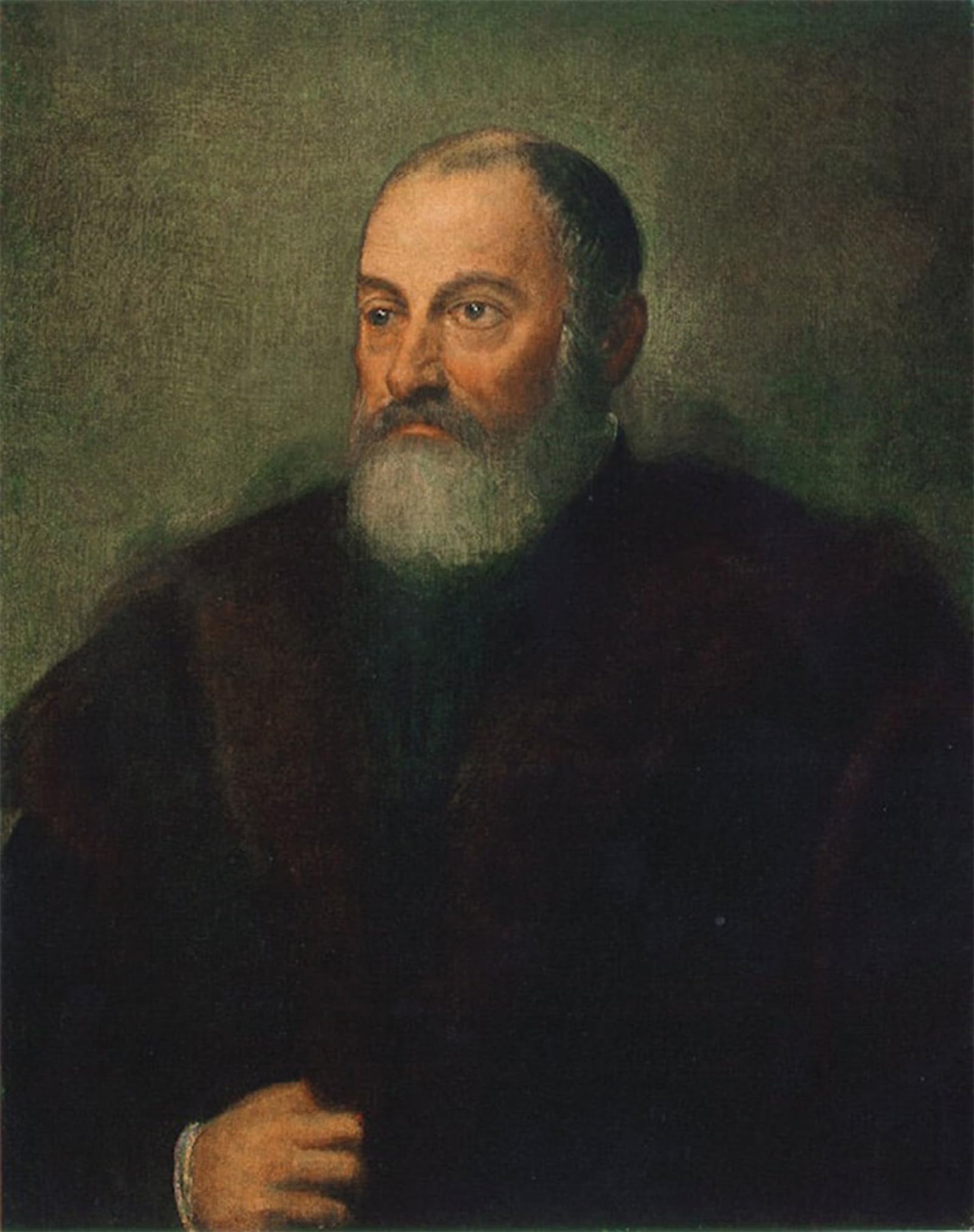 SERENDIPITP Vintage Picture Print on Canvas Wall Art Poster Portrait of a Man Jacopo Robusti Tintoretto Artwork Print Poster for Wall Decor 60x90cm