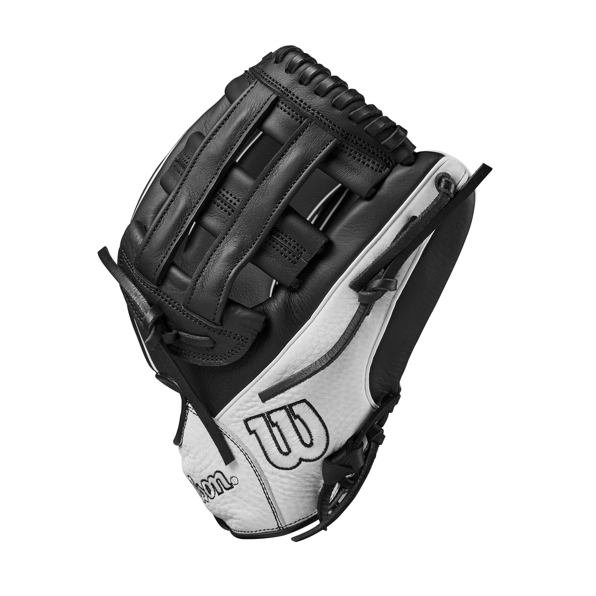 Wilson 2024 A700 Infield Fastpitch Gant pour droitier Noir/blanc 30,5 cm