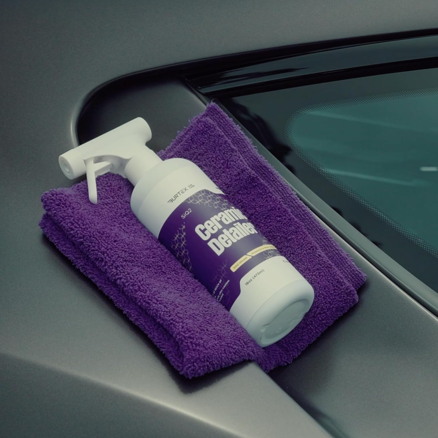 Ceramic Detailer – SiO₂ Quick Spray & Wipe Detailer - Prolongs Waxes, Sealants & Coatings