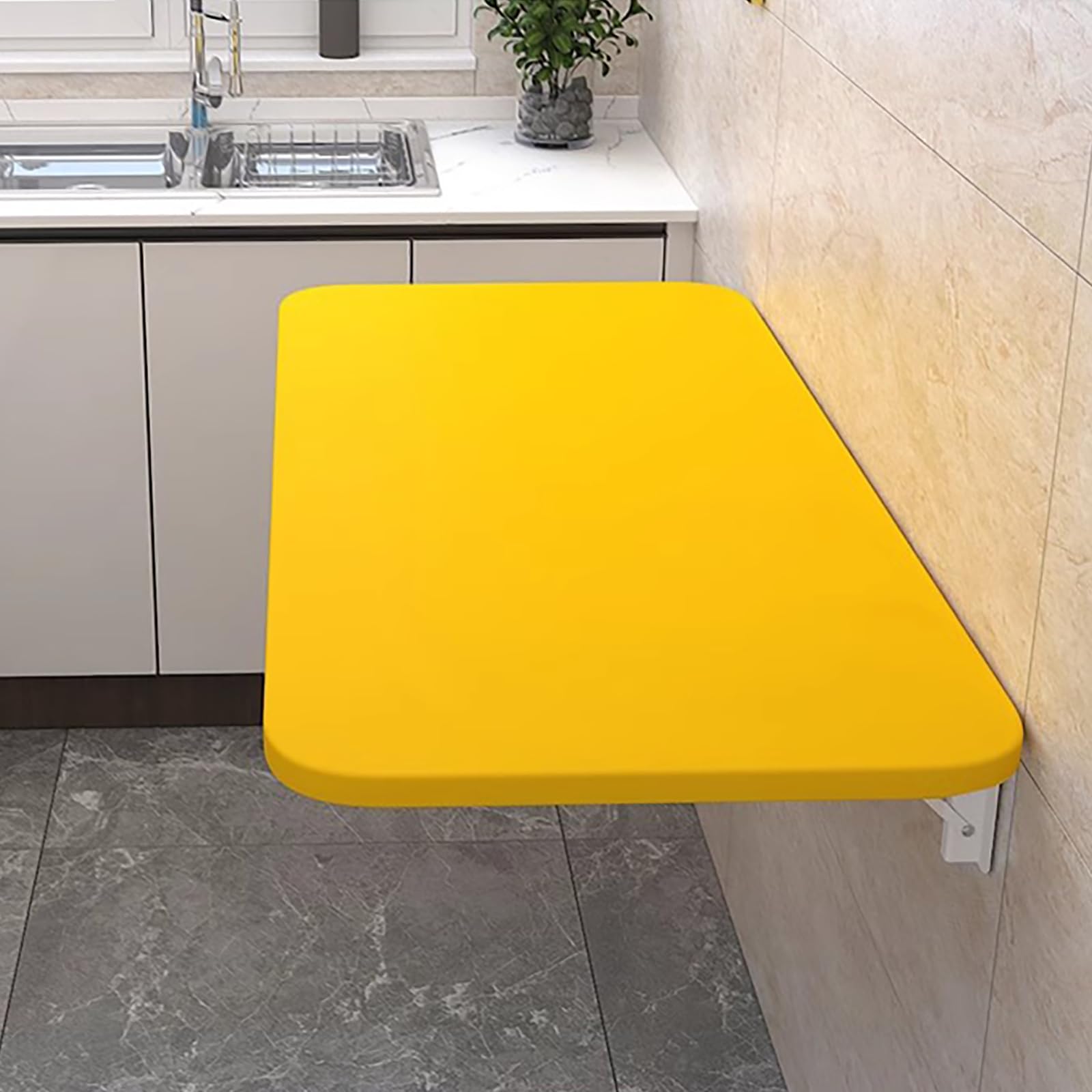 Bureau mural moderne à abattant pliable pour ordinateur et petit espace