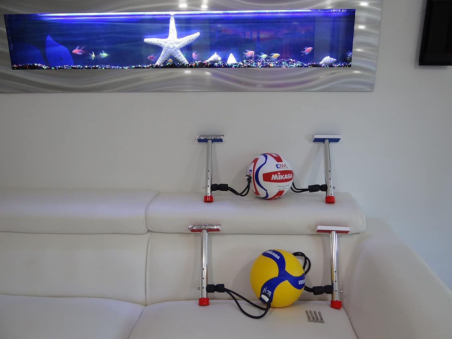 2 x Volleyball Spike Trainer (2 x Volleyball System + 2 x Attack Volleyball)