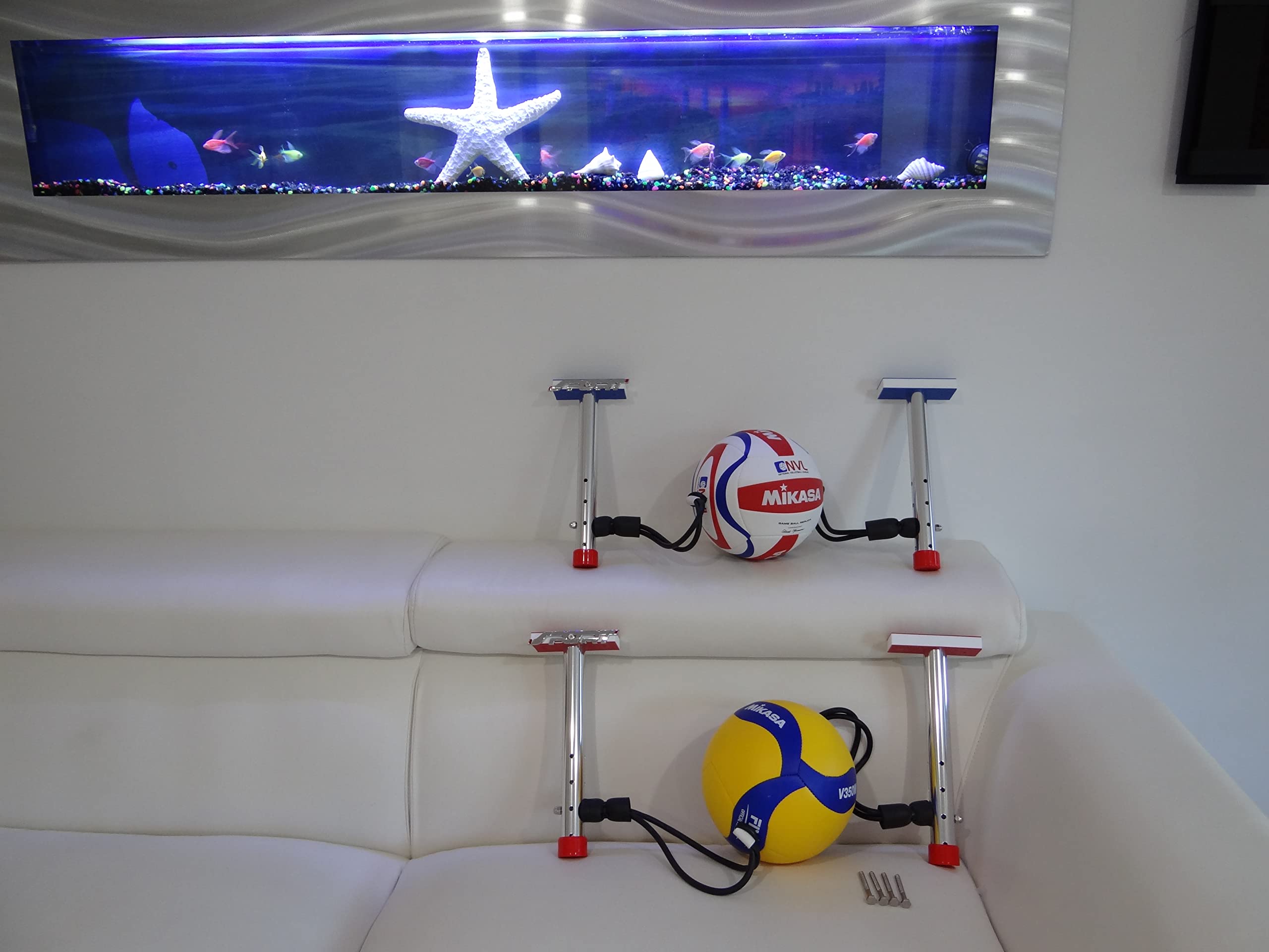 2 x Volleyball Spike Trainer (2 x Volleyball System + 2 x Attack Volleyball)