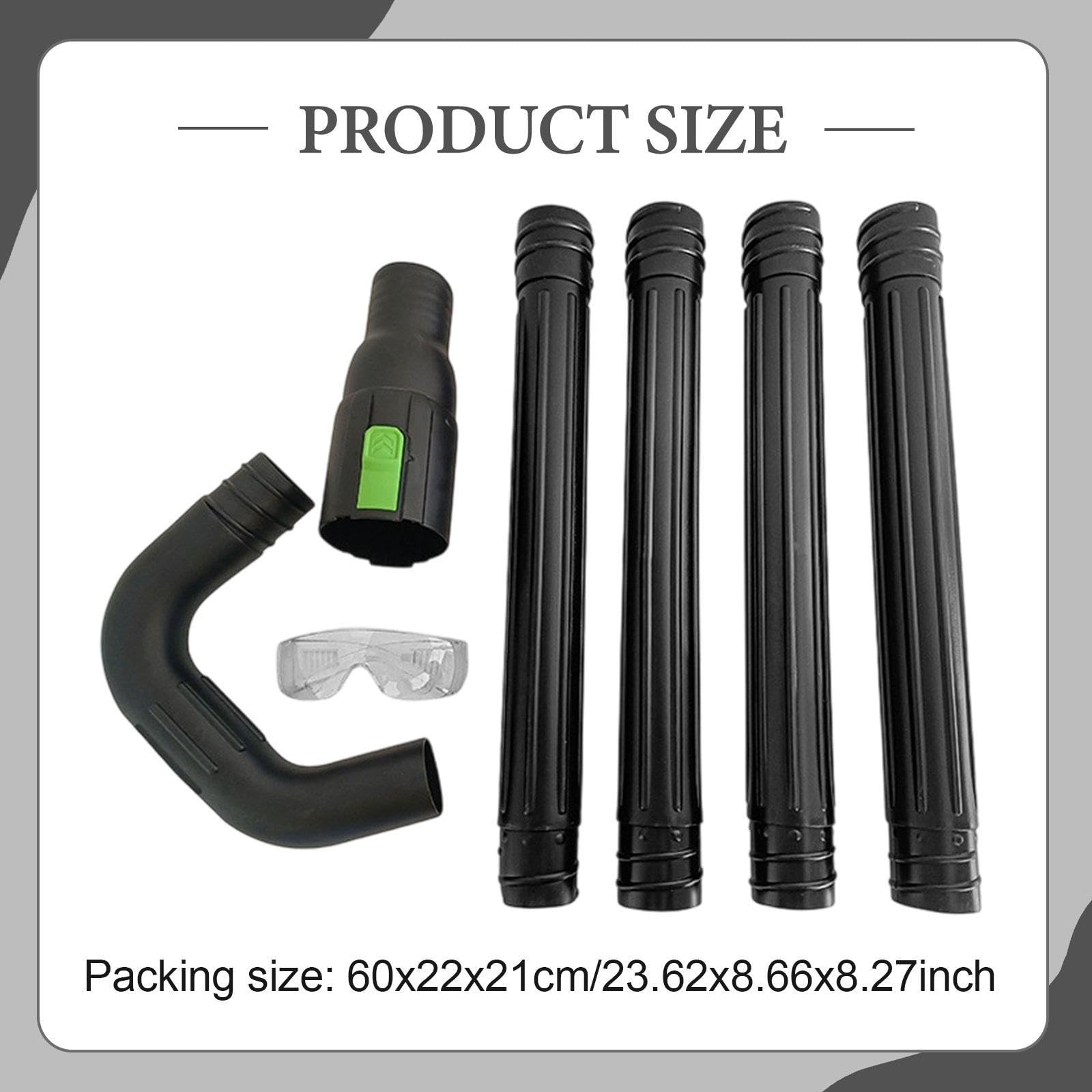 Gralara Kit universal de limpieza de para sopladores de hojas, accesorios, fácil limpieza de patios, componentes domésticos, piezas de repuesto.