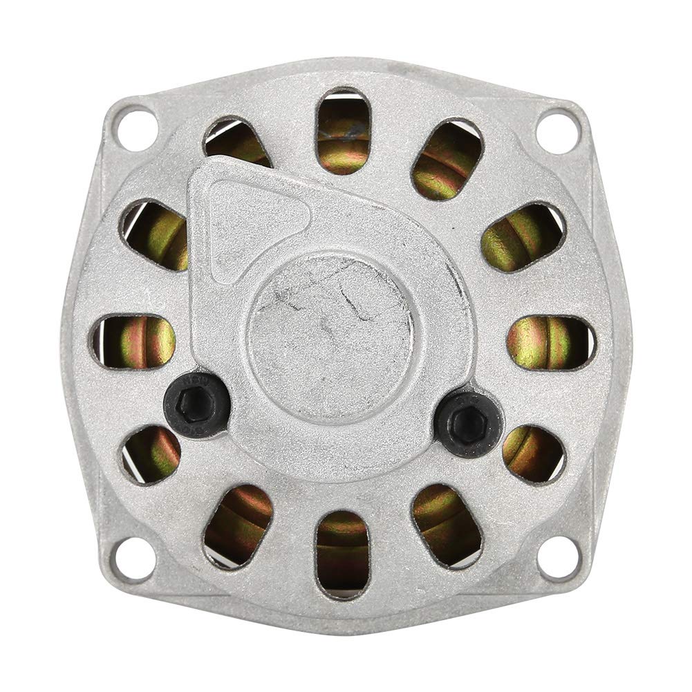 Plaque de Cloche de Tambour D'embrayage Aramox, Boîtier de Cloche de Tambour D'embrayage 6T T8F + Alliage D'acier de Plaque Adapté pour Mini Pocket Quad Dirt Bike ATV