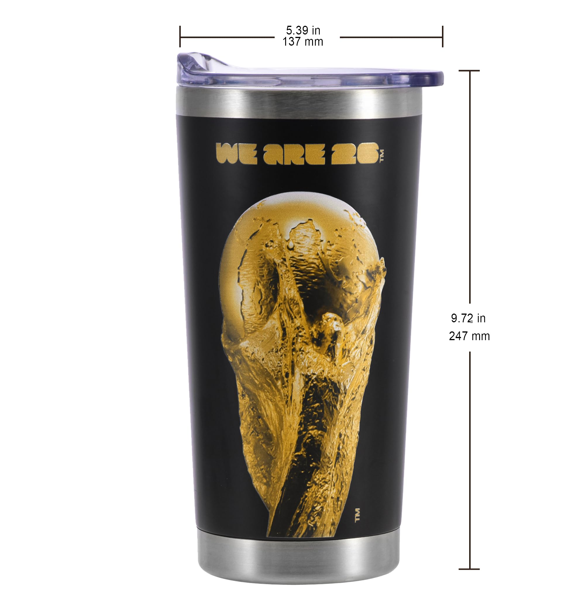 Amazon.com: Official FIFA World Cup 2026 Trophy Tumbler – 18oz