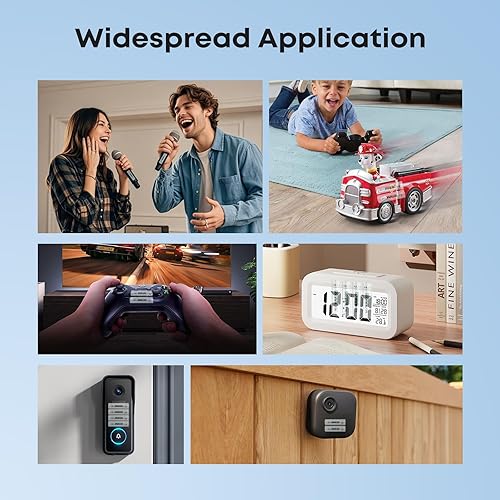 Miniatura 7 de Baterías de litio AA recargables con cargador rápido de 8 bahías, paquete de 8 baterías de alta potencia de 1.5 V 3600 mWh, juego de batería doble