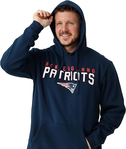 Miniatura 44 de FOCO Sudadera con capucha para hombre con logotipo del equipo de la NFL