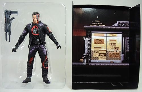 Miniatura 5 de NECA Robocop vs Terminator (videojuego de 93 pies) Serie 1 T-800 de 7 pulgadas