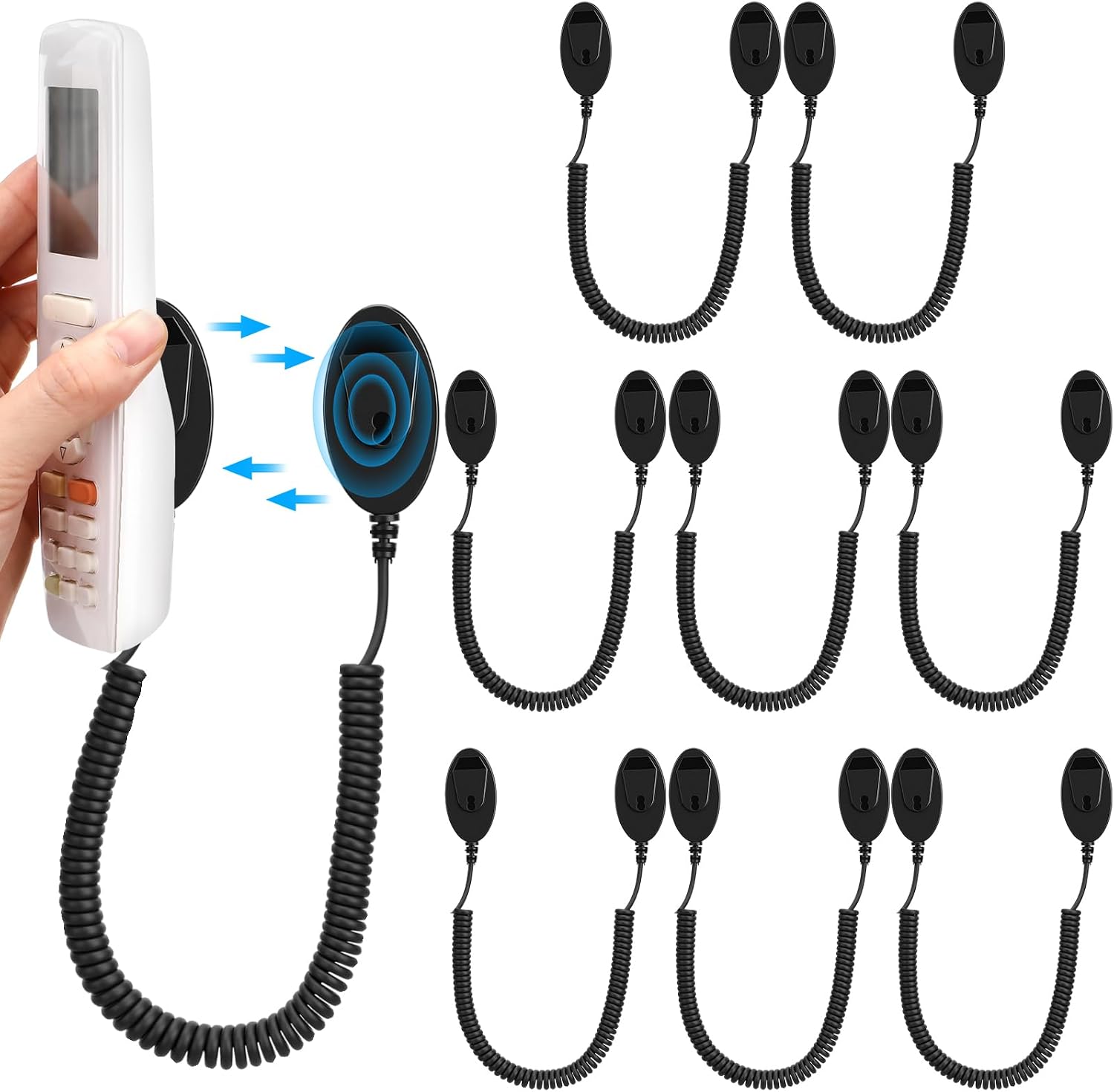 Spring Rope For Remove Control Amazon.com: Chapou 8 Pack 43 Inch Magnetic Remotes Control Holder with ...