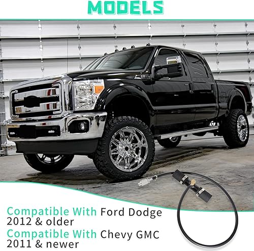 Miniatura 6 de YESHMA Kit de instalación de tanque de combustible auxiliar diésel de 1-12 pulgadas compatible con Ford Dodge 2012 y más antiguos, compatible con