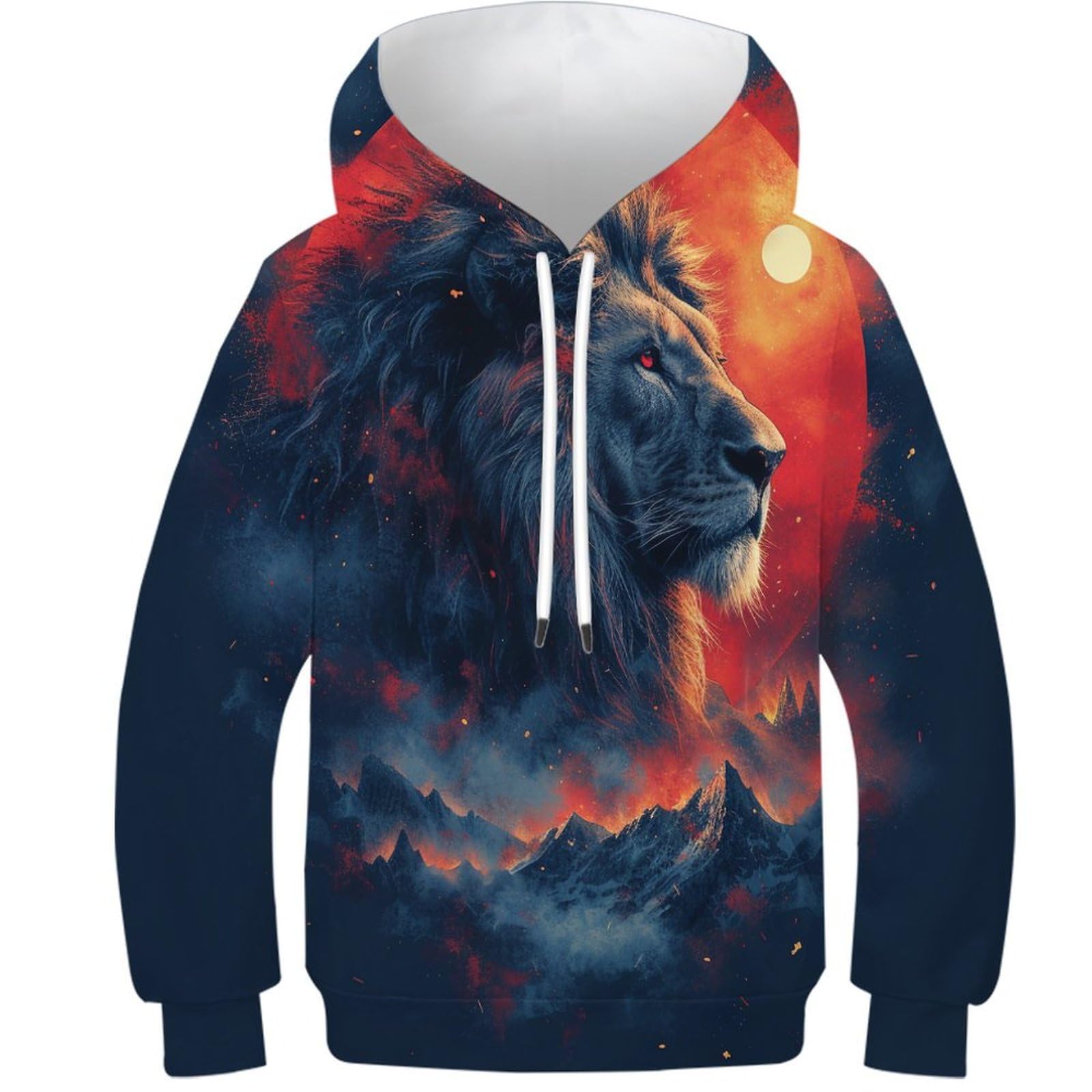 Sweat à capuche enfant imprimé 3D pull confortable pour ado qui ne ternit pas - 8