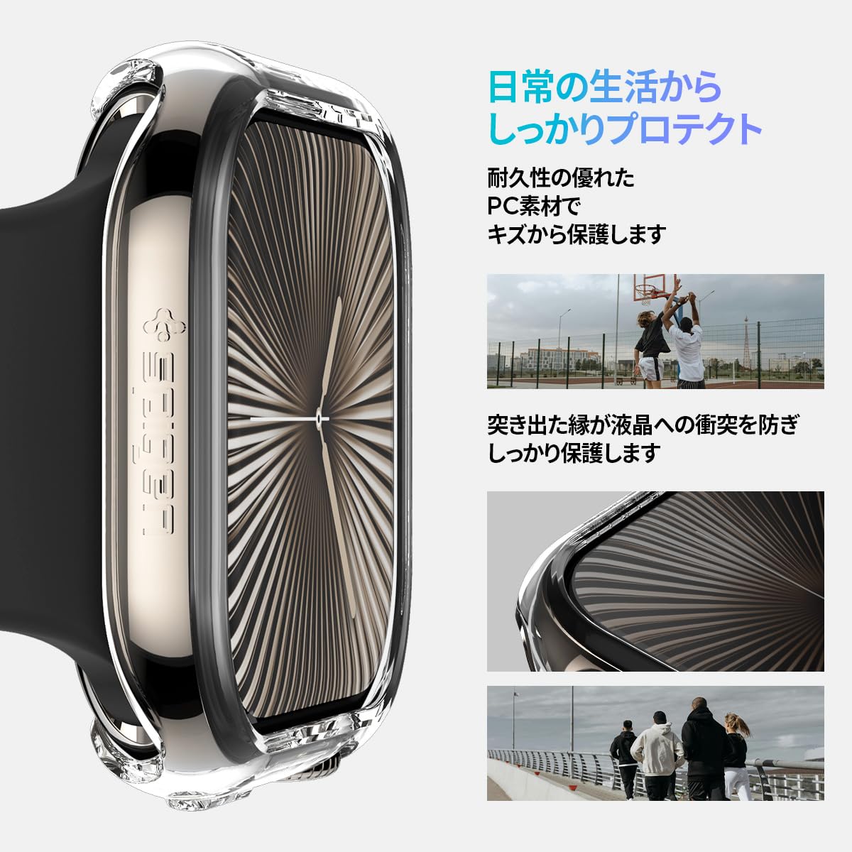 Amazon.co.jp: Spigen Apple Watch 11/10 46mm ケース 落下 衝撃 吸収