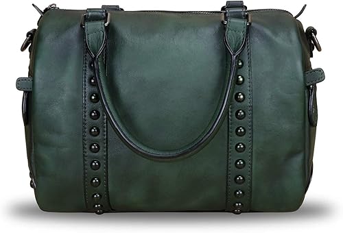 Miniatura 3 de Bolsos de cuero genuino para mujer, bolso vintage hecho a mano, bolso cruzado