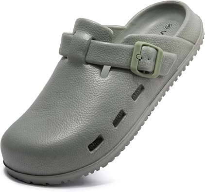 Womens Garden Clogs, Slip-on Shoes with Arch Support | Lightweight, Comfortable Clogs With Breathable Holes And non-slip sole, Great for Gardening, Beach & Daily Use