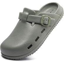 Womens Garden Clogs, Slip-on Shoes with Arch Support | Lightweight, Comfortable Clogs With Breathable Holes And non-slip sole, Great for Gardening, Beach & Daily Use