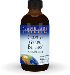 Planetary Herbals Digestive Grape Bitters Herbal Supplement, 4 Fluid Ounce