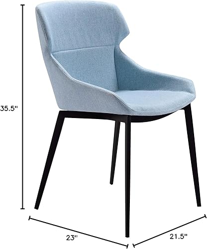Miniatura 12 de Armen Living Silla de comedor Kenna, gris Gris,Azul