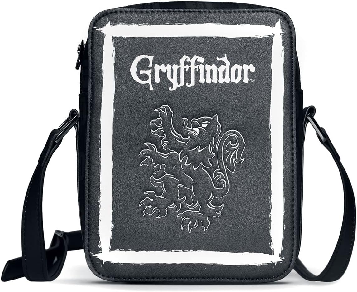 Harry Potter Shoulder Bag Wizards Unite Gryffindor Crest Official Black