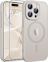 Vista 16 de FNTCASE - Funda para iPhone 15, iPhone 14 y iPhone 13, magnética, translúcida, fina y antigolpes, protección de grado militar, resistente a caídas