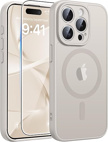 Miniatura 16 de FNTCASE Funda para iPhone Air: [Compatible con Magsafe] Fundas translúcidas mate con [protección completa de la cámara] [protector de pantalla]