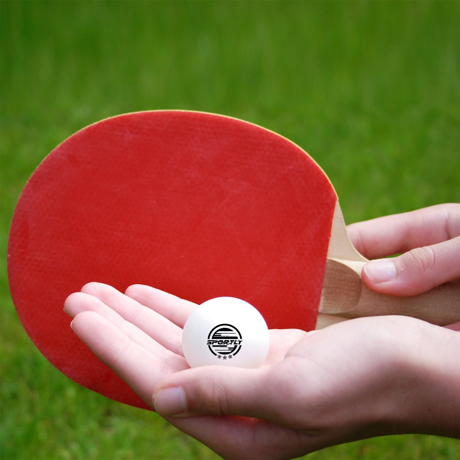 Sportly® 3 Star 40mm Training Table Tennis Balls (White, 12)