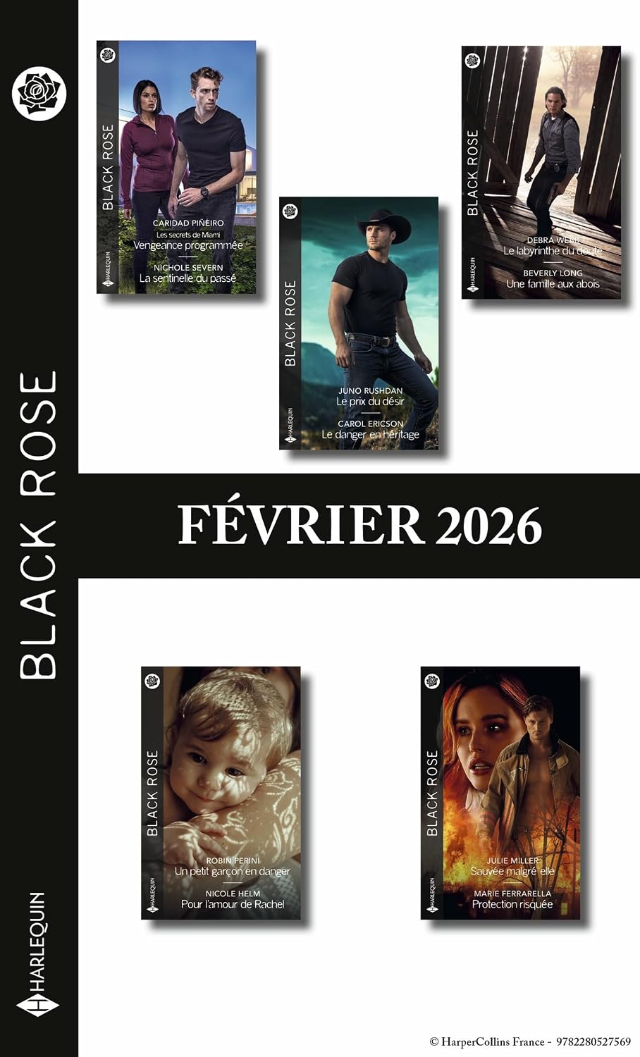 Pack mensuel Black Rose - 10 romans (Février 2026) (French Edition)