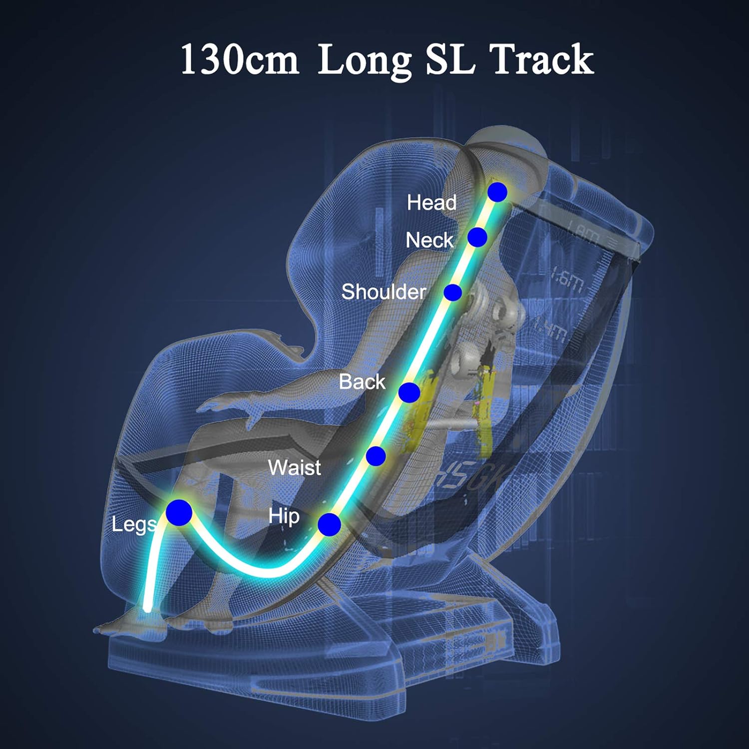 Massage Chair, Zero Gravity SL Track Massage Chair, Full Body Shiatsu Massage Chair Recliner with Space Saving, Auto Body Detection, Thai Stretching, Bluetooth Speaker, Heat, Foot Roller Ugears B-L1 : Beauty & Personal Care