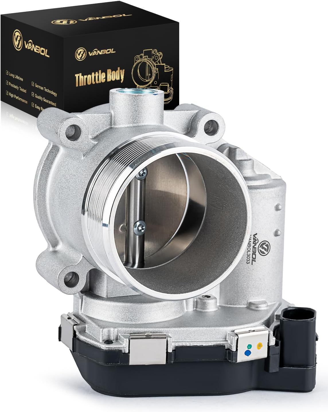 Electronic Throttle Body Compatible with 2005-2020 Audi A3 A4 A5 A6 Q3 Q5 S3 TT TTS Quattro Allroad Volkswagen VW Tiguan Beetle CC Eos Golf GTI Jetta Passat Seat L4 1.8L 2.0L Replace 06F133062E